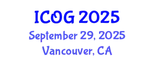 International Conference on Obstetrics and Gynaecology (ICOG) September 29, 2025 - Vancouver, Canada
