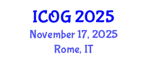 International Conference on Obstetrics and Gynaecology (ICOG) November 17, 2025 - Rome, Italy