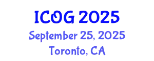 International Conference on Obstetrics and Gynaecology (ICOG) September 25, 2025 - Toronto, Canada
