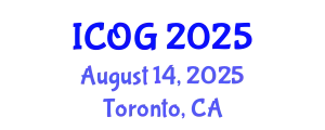 International Conference on Obstetrics and Gynaecology (ICOG) August 14, 2025 - Toronto, Canada