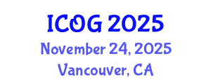 International Conference on Obstetrics and Gynaecology (ICOG) November 24, 2025 - Vancouver, Canada