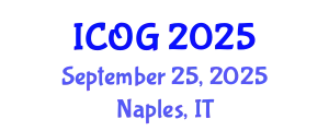 International Conference on Obstetrics and Gynaecology (ICOG) September 25, 2025 - Naples, Italy