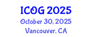 International Conference on Obstetrics and Gynaecology (ICOG) October 30, 2025 - Vancouver, Canada