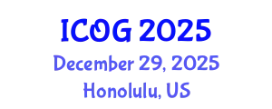 International Conference on Obstetrics and Gynaecology (ICOG) December 29, 2025 - Honolulu, United States