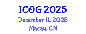 International Conference on Obstetrics and Gynaecology (ICOG) December 11, 2025 - Macau, China