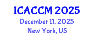 International Conference on Anesthesiology and Critical Care Medicine (ICACCM) December 11, 2025 - New York, United States