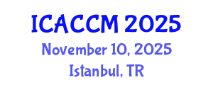 International Conference on Anesthesiology and Critical Care Medicine (ICACCM) November 10, 2025 - Istanbul, Turkey