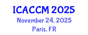 International Conference on Anesthesiology and Critical Care Medicine (ICACCM) November 24, 2025 - Paris, France