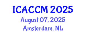 International Conference on Anesthesiology and Critical Care Medicine (ICACCM) August 07, 2025 - Amsterdam, Netherlands