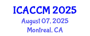 International Conference on Anesthesiology and Critical Care Medicine (ICACCM) August 07, 2025 - Montreal, Canada
