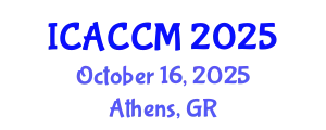 International Conference on Anesthesiology and Critical Care Medicine (ICACCM) October 16, 2025 - Athens, Greece