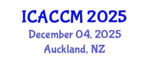International Conference on Anesthesiology and Critical Care Medicine (ICACCM) December 04, 2025 - Auckland, New Zealand