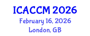 International Conference on Anesthesiology and Critical Care Medicine (ICACCM) February 16, 2026 - London, United Kingdom