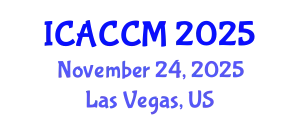 International Conference on Anesthesiology and Critical Care Medicine (ICACCM) November 24, 2025 - Las Vegas, United States