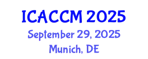 International Conference on Anesthesiology and Critical Care Medicine (ICACCM) September 29, 2025 - Munich, Germany