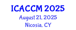 International Conference on Anesthesiology and Critical Care Medicine (ICACCM) August 21, 2025 - Nicosia, Cyprus