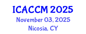 International Conference on Anesthesiology and Critical Care Medicine (ICACCM) November 03, 2025 - Nicosia, Cyprus