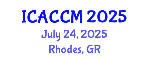 International Conference on Anesthesiology and Critical Care Medicine (ICACCM) July 24, 2025 - Rhodes, Greece