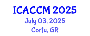 International Conference on Anesthesiology and Critical Care Medicine (ICACCM) July 03, 2025 - Corfu, Greece