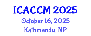 International Conference on Anesthesiology and Critical Care Medicine (ICACCM) October 16, 2025 - Kathmandu, Nepal