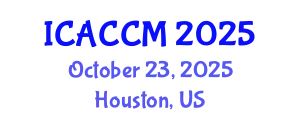 International Conference on Anesthesiology and Critical Care Medicine (ICACCM) October 23, 2025 - Houston, United States