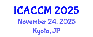 International Conference on Anesthesiology and Critical Care Medicine (ICACCM) November 24, 2025 - Kyoto, Japan