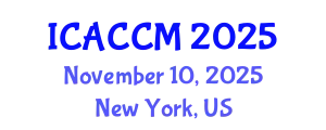 International Conference on Anesthesiology and Critical Care Medicine (ICACCM) November 10, 2025 - New York, United States