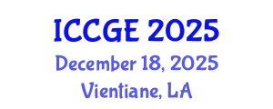 International Conference on Chromosomal Genetics and Evolution (ICCGE) December 18, 2025 - Vientiane, Laos