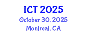 International Conference on Toxicology (ICT) October 30, 2025 - Montreal, Canada