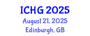 International Conference on Human Genetics (ICHG) August 21, 2025 - Edinburgh, United Kingdom