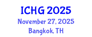 International Conference on Human Genetics (ICHG) November 27, 2025 - Bangkok, Thailand