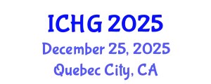 International Conference on Human Genetics (ICHG) December 25, 2025 - Quebec City, Canada