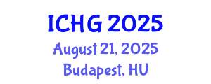 International Conference on Human Genetics (ICHG) August 21, 2025 - Budapest, Hungary