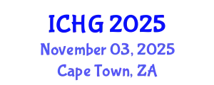 International Conference on Human Genetics (ICHG) November 03, 2025 - Cape Town, South Africa