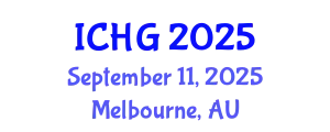 International Conference on Human Genetics (ICHG) September 11, 2025 - Melbourne, Australia
