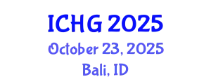 International Conference on Human Genetics (ICHG) October 23, 2025 - Bali, Indonesia