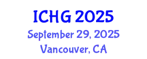 International Conference on Human Genetics (ICHG) September 29, 2025 - Vancouver, Canada