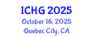 International Conference on Human Genetics (ICHG) October 16, 2025 - Quebec City, Canada