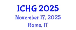 International Conference on Human Genetics (ICHG) November 17, 2025 - Rome, Italy