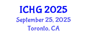 International Conference on Human Genetics (ICHG) September 25, 2025 - Toronto, Canada