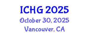 International Conference on Human Genetics (ICHG) October 30, 2025 - Vancouver, Canada