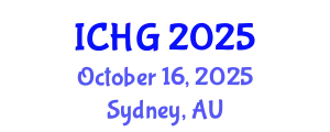 International Conference on Human Genetics (ICHG) October 16, 2025 - Sydney, Australia