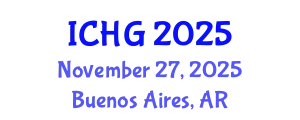 International Conference on Human Genetics (ICHG) November 27, 2025 - Buenos Aires, Argentina