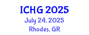 International Conference on Human Genetics (ICHG) July 24, 2025 - Rhodes, Greece