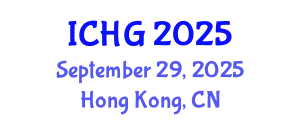 International Conference on Human Genetics (ICHG) September 29, 2025 - Hong Kong, China