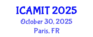 International Conference on Aviation Management and Information Technology (ICAMIT) October 30, 2025 - Paris, France