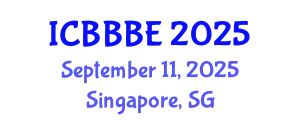 International Conference on Bioengineering, Biochemical and Biomedical Engineering (ICBBBE) September 11, 2025 - Singapore, Singapore