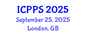 International Conference on Pharmacy and Pharmaceutical Sciences (ICPPS) September 25, 2025 - London, United Kingdom