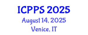 International Conference on Pharmacy and Pharmaceutical Sciences (ICPPS) August 14, 2025 - Venice, Italy