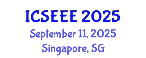 International Conference on Sustainable Energy and Environmental Engineering (ICSEEE) September 11, 2025 - Singapore, Singapore